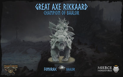 Great Axe Rikkaard, Champion of Baalor