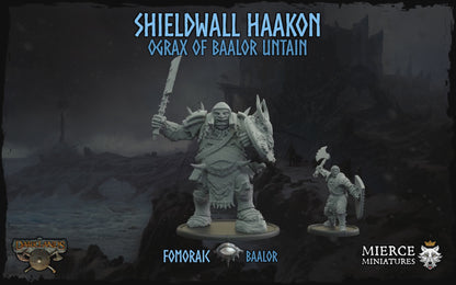 Shieldwall Haakon, Ograx of Baalor Untain