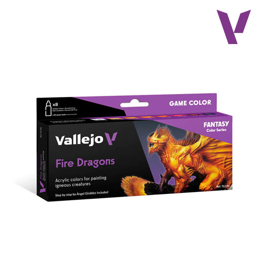 Vallejo Game Color Fire Dragons Set