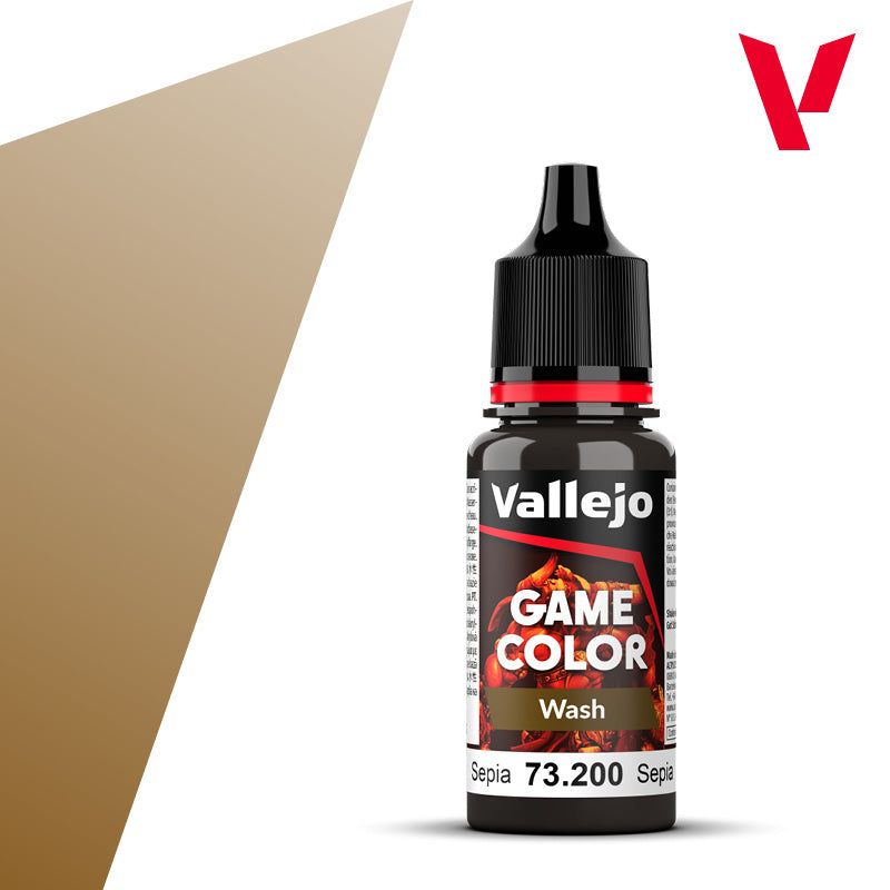 Vallejo Game Color Wash Sepia (18ml)