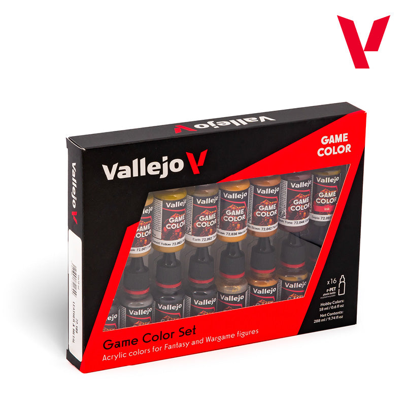 Vallejo Game Color Leather and Metal Set